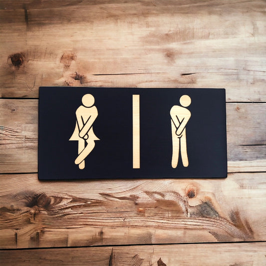 Toilet sign (needing)