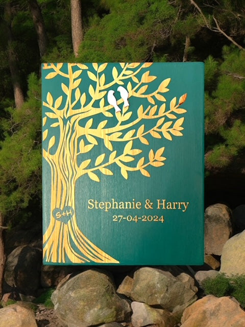 Personalised Plaque with 3D Birds